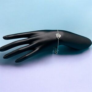 💕 Silver 925 Adjustable Heart Charm Bracelet 💕